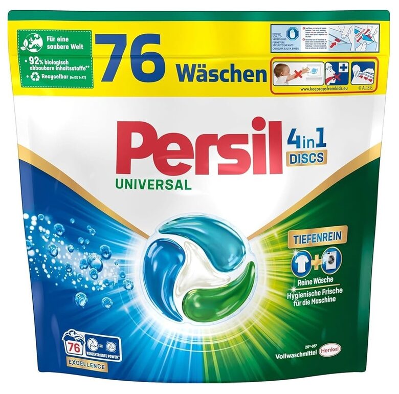 Persil 4in1 Discs Universal kapsulės drabužiams skalbti 76 vnt.